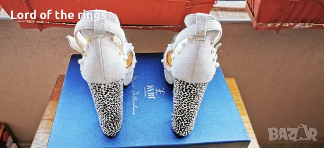 Оригинални маркови дамски кожени елегантни обувки FABI - 37,5 номер, снимка 4 - Дамски елегантни обувки - 49934720