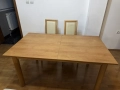 Маса за трапезария разтегателна к-т с 6 стола, снимка 4