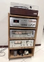 🔊Топ ретро аудио сет - система AKAI AM-2450, AT-2450L, GXC-740D, AP-206C + рак шкаф🔊, снимка 2