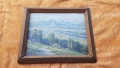 Стара картина пейзаж , снимка 2