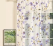 Пердета с лилави цветя, снимка 1