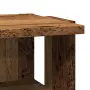 vidaXL Шкаф за обувки, старо дърво, 28x27x102 см, инженерна дървесина, снимка 7