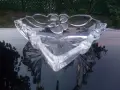 * Walther Glass * - кристална бонбониера, снимка 2