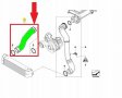 0382HG  Маркуч за турбо /интеркулер за Пежо 407 -2,2 HDI, снимка 2