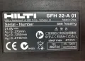 Hilti TE 4-A22 Акумулаторен перфоратор и Hilti SFH 22-A Трискоростен ударен винтоверт , снимка 10
