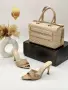 Chanel Дамски Чехли На Ток Шанел - Различни Цветове Код SEM-297, снимка 15
