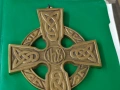 Месингов келтски кръст, снимка 2