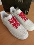 Nike Air Force 1 Supreme White Бели Мъжки Обувки Кецове Маратонки Размер 43 Номер 27.5см Стелка , снимка 7