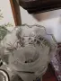 Настолна лампа-месинг и порцелан, снимка 6