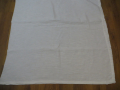 Бяла покривка лен и памук, снимка 1
