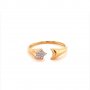 Златен дамски пръстен 1,91гр. размер:56 14кр. проба:585 модел:14287-3, снимка 1