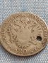 Сребърна монета 20 кройцера 1831г. Франц първи Виена Австрийска империя 12231, снимка 9