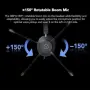 Кабелни слушалки NUROUM HP21 с два микрофона, USB-A/USB-C и заглушаване, снимка 6