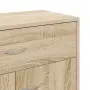 vidaXL Бюфет, дъб сонома, 60x30x75 см, инженерно дърво, снимка 10