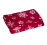 Коледна завивка със Снежинки, Коледно Одеяло, 160*130см, червено, снимка 2