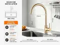 Кухненски смесител Grifema / Златист, снимка 15
