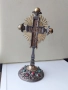 Стар настолен кръст,материал(сребро) сачан , снимка 8