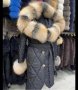 Дамско палто с богата Лисица код 150, снимка 1 - Палта, манта - 39379300
