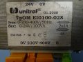 трансформатор понижаващ ”Unitraf” TpOM EI0100-028 230/400V, снимка 4