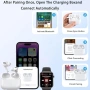 Нов Резервен кейс за AirPods Pro 1/2 USB-C Qi 660mAh кутия за зареждане на слушалки, снимка 6