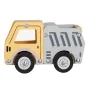 Дървен камион, Жълт, 14x7x9см, снимка 1