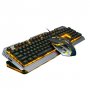 Комплект геймърска клавиатура с мишка, Gaming STELS V100, С кабел, USB, снимка 1 - Клавиатури и мишки - 40205582
