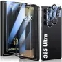 Нови Samsung S25 Ultra 2+2 закален стъклен протектор HD 9H защита Самсунг, снимка 1