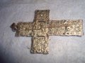 АЖУРЕН СРЕБРИСТ ВИНТИДЖ АРТ КРЪСТ 27504, снимка 8