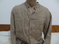 Мъжка риза с дълъг ръкав от лен Alessandra Lamuza Milano