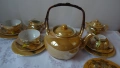 Японски порцеланови тройни сетове, чайник, захарница и каничка, снимка 4