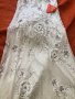 Бяла официална дълга рокля / булчинска рокля, снимка 7