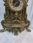 Масивен немски брoнзов  настолен часовник Рококо стил (West Germany), снимка 2