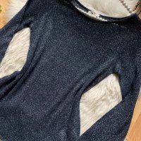 Лъскава блуза, снимка 2 - Блузи с дълъг ръкав и пуловери - 38958390