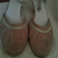 Дамски летни обувки с ток, снимка 1 - Дамски обувки на ток - 33890445