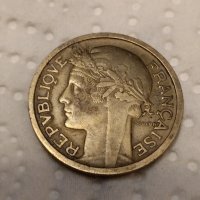 2бр. Монети 1 франк 1935 г.Франция, снимка 6 - Нумизматика и бонистика - 42207967