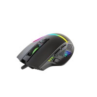 Мишка Геймърска Безжична Marvo M728W Черна 4800dpi 8btns RGB подсветка, снимка 3 - Клавиатури и мишки - 36778402