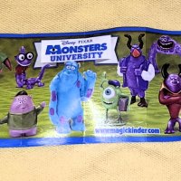Пълна Киндер серия Monsters University / Университет за таласъми от 2013 година, снимка 2 - Колекции - 44329058