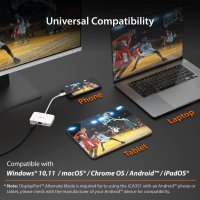 НОВО! Адаптер USB C към 4K HDMI, снимка 3 - Кабели и адаптери - 40804615