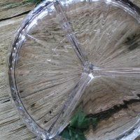 Ретро кристална чиния, снимка 1 - Прибори за хранене, готвене и сервиране - 40152183