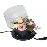 Светеща LED Кутия за декорация Shine Heart Черна, снимка 2 - Романтични подаръци - 39872959