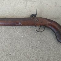 Стар кремъчен пистолет#2, снимка 3 - Антикварни и старинни предмети - 40757945