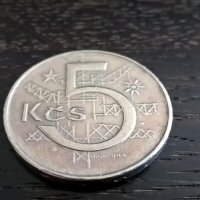 Монета - Чехословакия - 5 крони | 1974г., снимка 2 - Нумизматика и бонистика - 29336302
