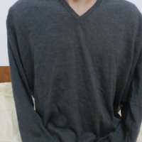 Мъжки пуловер мерино De Benedetti , снимка 1 - Пуловери - 42449162