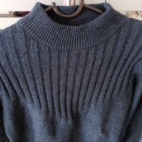 Тъмно син пуловер , снимка 4 - Блузи с дълъг ръкав и пуловери - 44398667