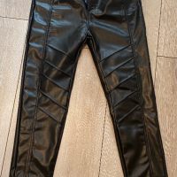 Нови готини кожени панталони, снимка 1 - Панталони - 44553791