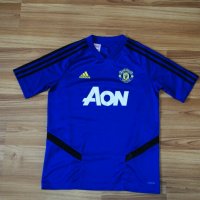 оригинална тениска adidas / Manchester United AON / Blue , снимка 1 - Футбол - 37251722