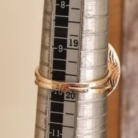 Златен пръстен 14к, 585 проба , снимка 7 - Пръстени - 44166024