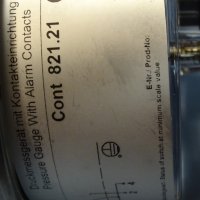 ел. контактен манометър WIKA cont 821.21 0-25Bar Ø85mm G1/2”, снимка 6 - Резервни части за машини - 37246546