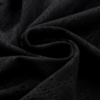 Дамска блуза в черен цвят с къси ръкави с къдрички, снимка 2 - Други - 44632288