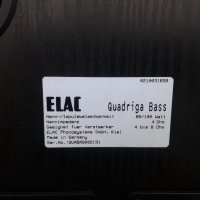 ELAC QUADRIGA / SAT + BASS *Много хубав звук!*, снимка 6 - Тонколони - 38370426